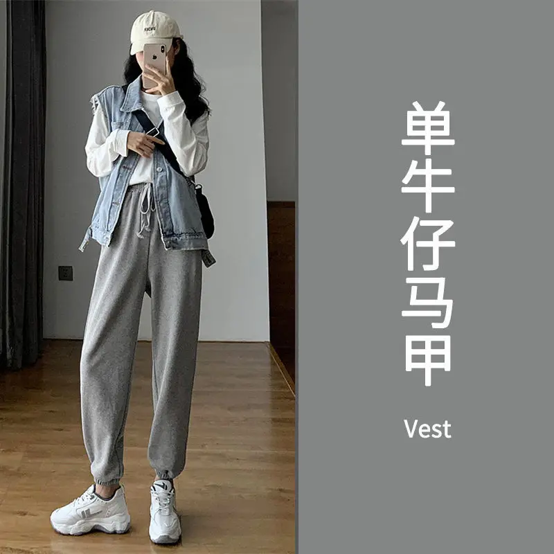 Женский костюм новинка 2021 модный однотонный костюм-тройка с длинными рукавами +