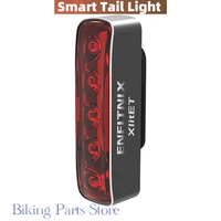 enfitnix newest xlitet bicycle smart auto brake sensing light waterproof led charging cycling taillight bike rear light