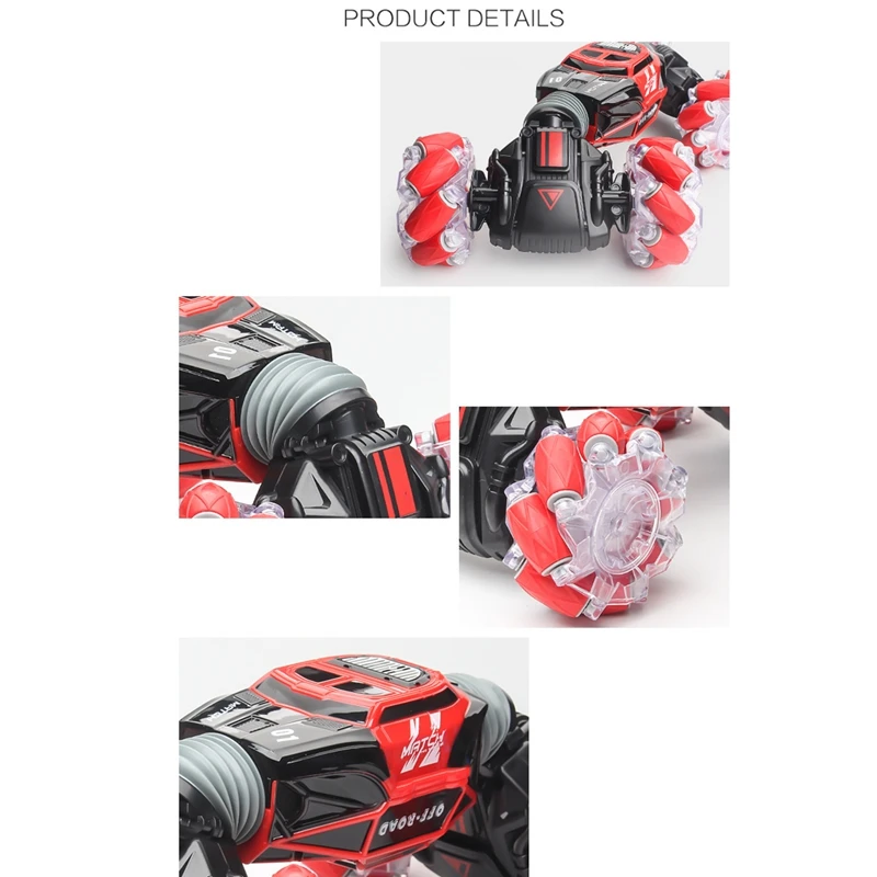 

4WD RC Stunt Car Watch Gesture Sensor Control Deformable Electric RC Drift Car Transformer Toys Kid Gifts