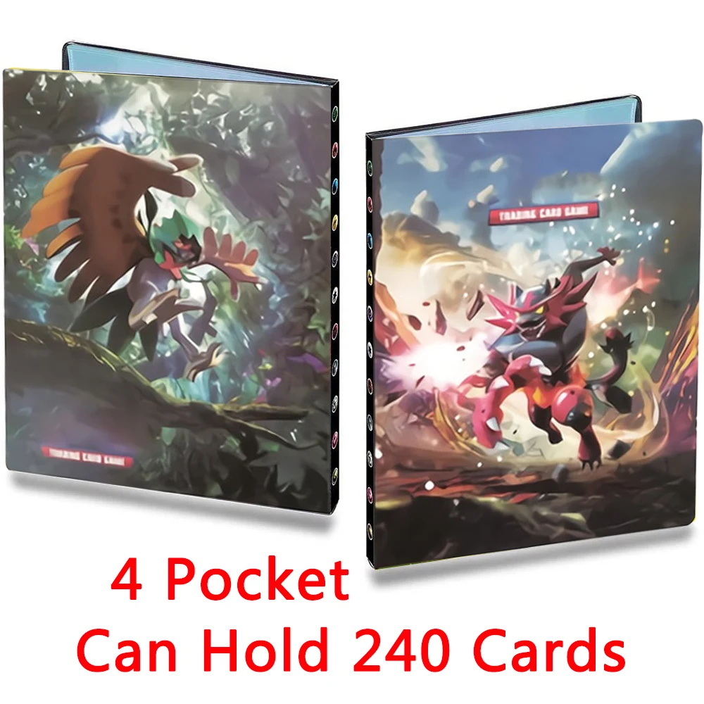 240 шт. альбом Покемон карты Книга с рисованным аниме карточная игра файл EX GX