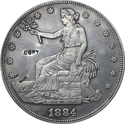 

Копия монет, 1884 год
