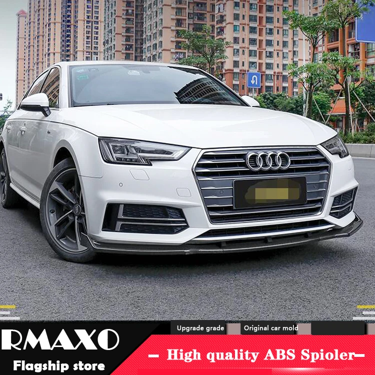 Защитный диффузор для заднего бампера Audi A4 ABS 2017 2018 комплект корпуса бампер