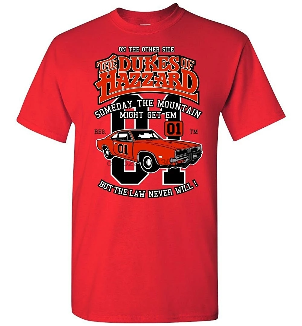 

Classic Tee Dukes of Hazzard General Lee Car 01 Logo Men's T Shirt