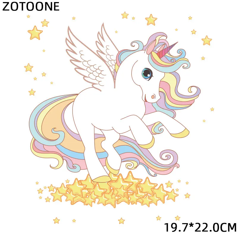 ZOTOONE Cartoon Animal stickers for iron transfer clothes DIY accessory t-shirt dresses washable heat H | Дом и сад