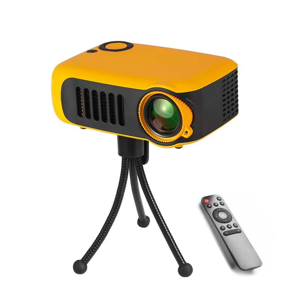 Mini Video Projector 320*240P Media Video player Supports 1080P LCD 50000 Hours Lamp Life Home Theater Beamer Proyector EU Plug