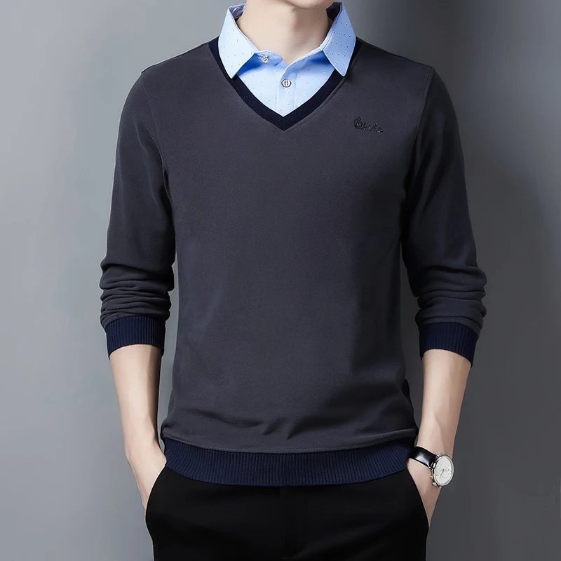 

New Thick Autumn Winter Warm Long sleeve Polo Shirts Men High Quality Classic Men Tee Shirt Slim Fit Camisa Polo T969