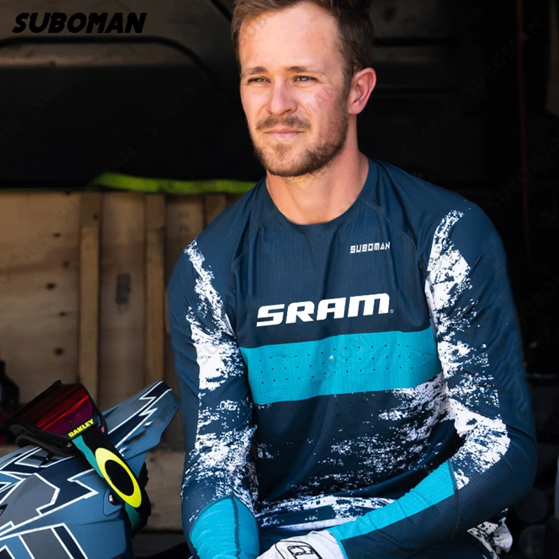 SRAM Горный Джерси для мотокросса Enduro MTB MX BMX велосипедный DH Maillot Ciclismo Hombre POC 2021|Майки