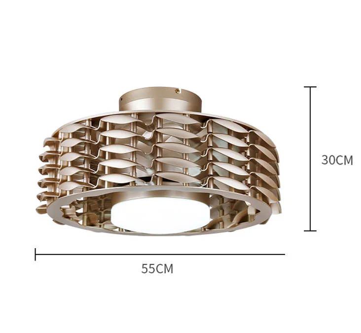 Креативный потолочный вентилятор светильник s бесшумный в помещении Европейском