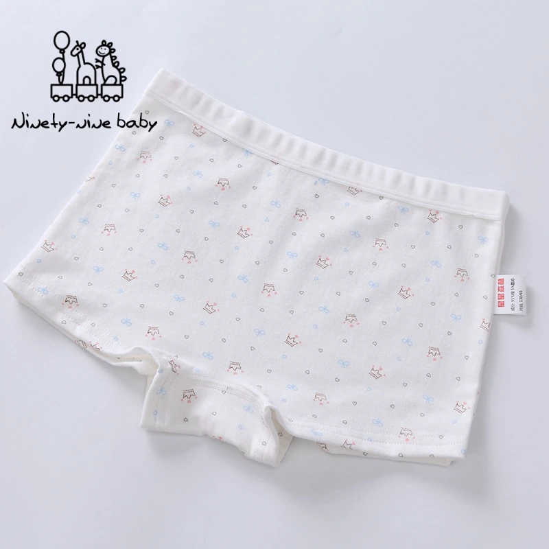 New 4pc/lot Girls Cartoon Underpants Young Girl Boxer Briefs Comfortable Cotton Panties Kids Underwear Baby Girls Clothes