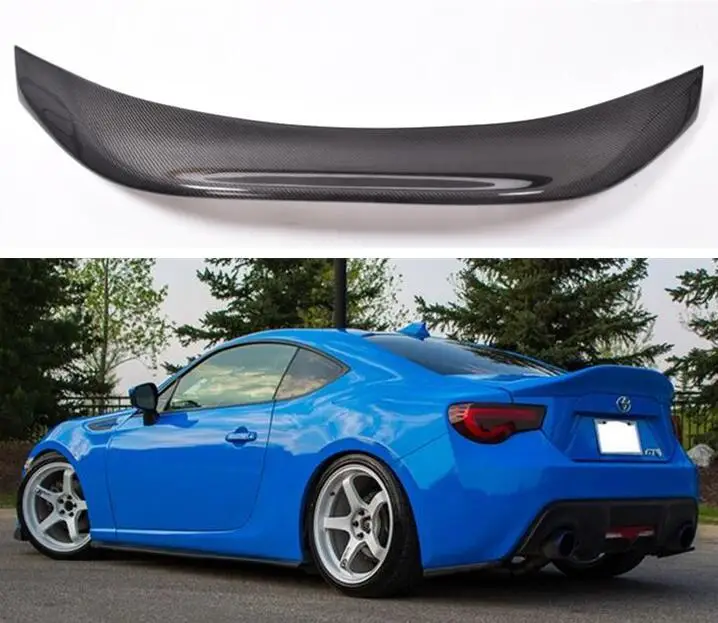 Высококачественный спойлер для багажника из углеродного волокна и АБС Subaru BRZ /