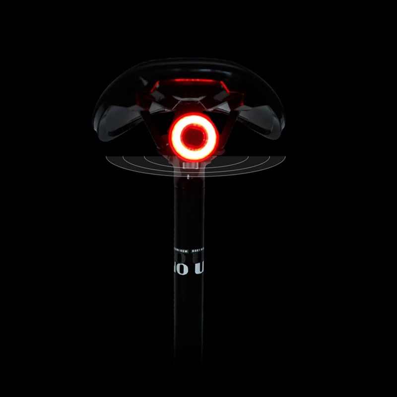 

MEROCA Bicycle Taillights ligent Sensor Brake LED Lights USB Charge Road Bike MTB MX2 Rear Taillights
