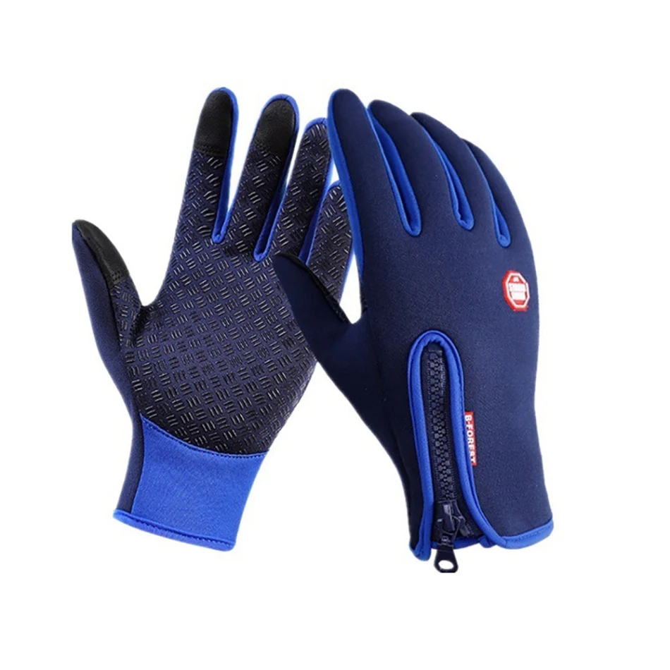 1 пара теплые лыжные перчатки с сенсорным экраном Нескользящие прочные для езды