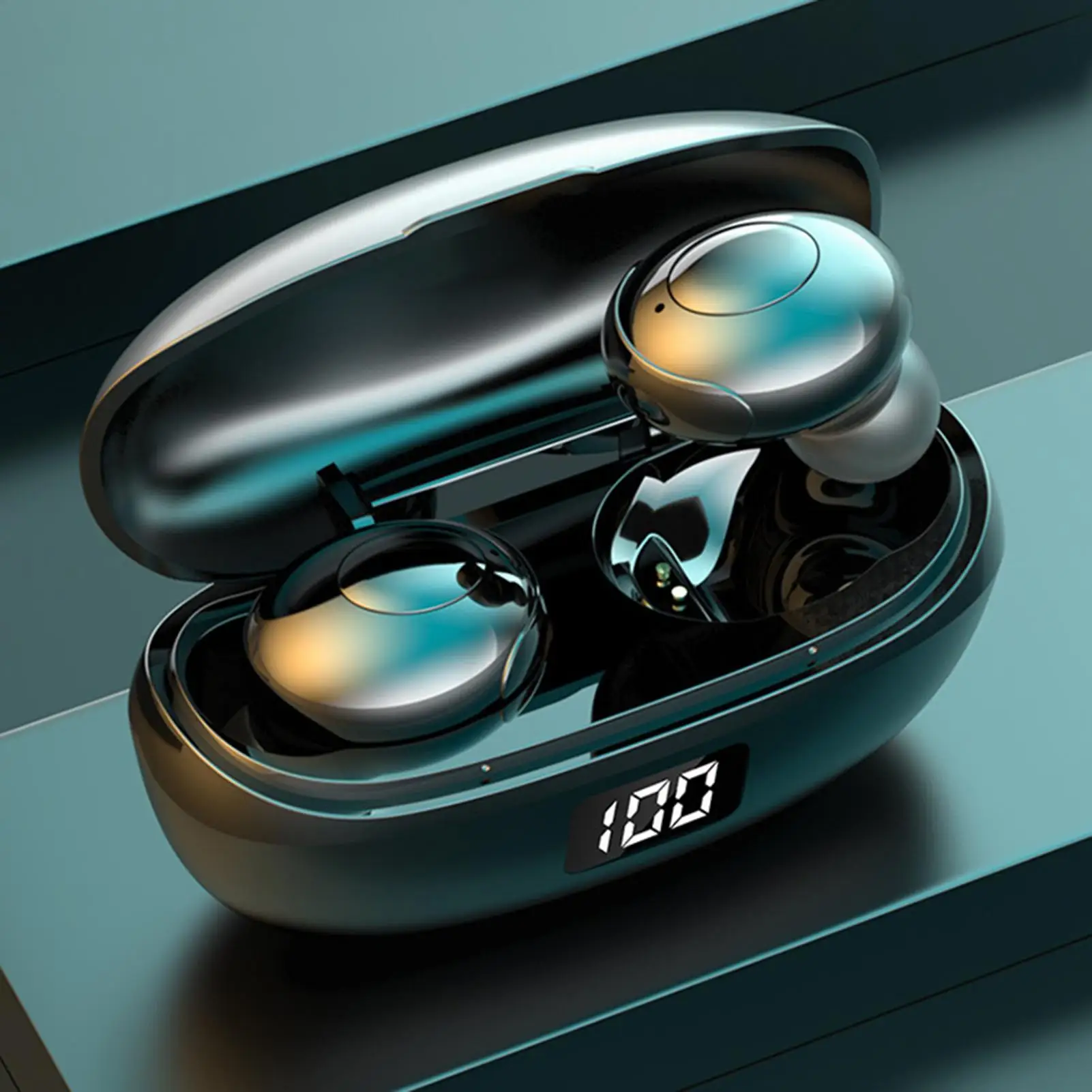 

LB-20 Bluetooth 5.0 Wireless Waterproof Smart-Touch Half In-ear Stereo Earphones