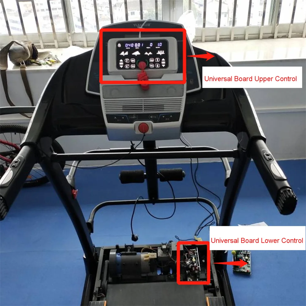 Professional Use Treadmill Controller External Universal Circuit Board for DC 180V Motor Treadmill Repair Part
