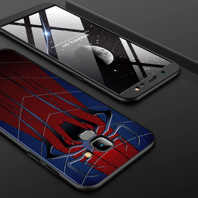 

Marvel Spider man logo for Samsung J2 J3 J4 J5 J6 J7 J730 J8 2015 2016 2017 2018 EU Duo Core Plus Prime TPU Black Phone Case
