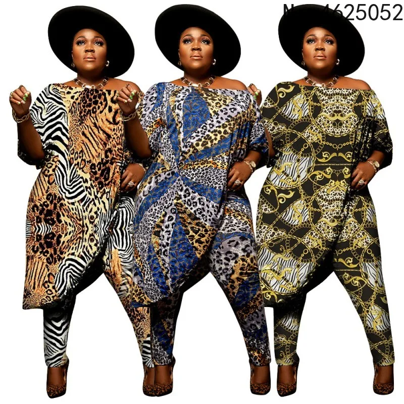 

L-4XL Dashiki, традиционная африканская одежда, комплект из двух предметов, женское Африканское облегающее платье и брюки, комплекты африканской ...