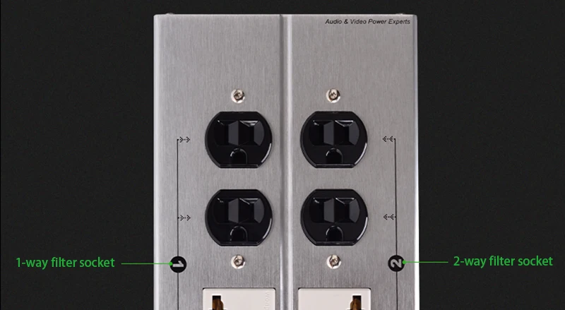 Высококачественный фильтр для источника питания EMI power Socket Lightning защита с Вольтметр удлинитель для HiFi аудио T0961