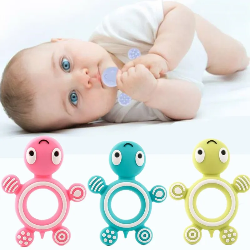 Детские Силиконовые Прорезыватели для зубов прорезыватели с мультяшными