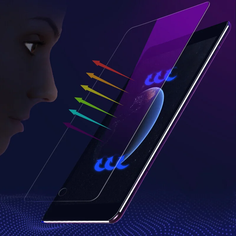 Закаленное стекло с защитой от синего излучения для Apple iPad 2 3 4 Mini / Air Air1 Air2 Mini2 Mini3