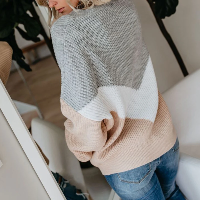 Свитер женский зимний с длинным рукавом размера плюс | Женская одежда