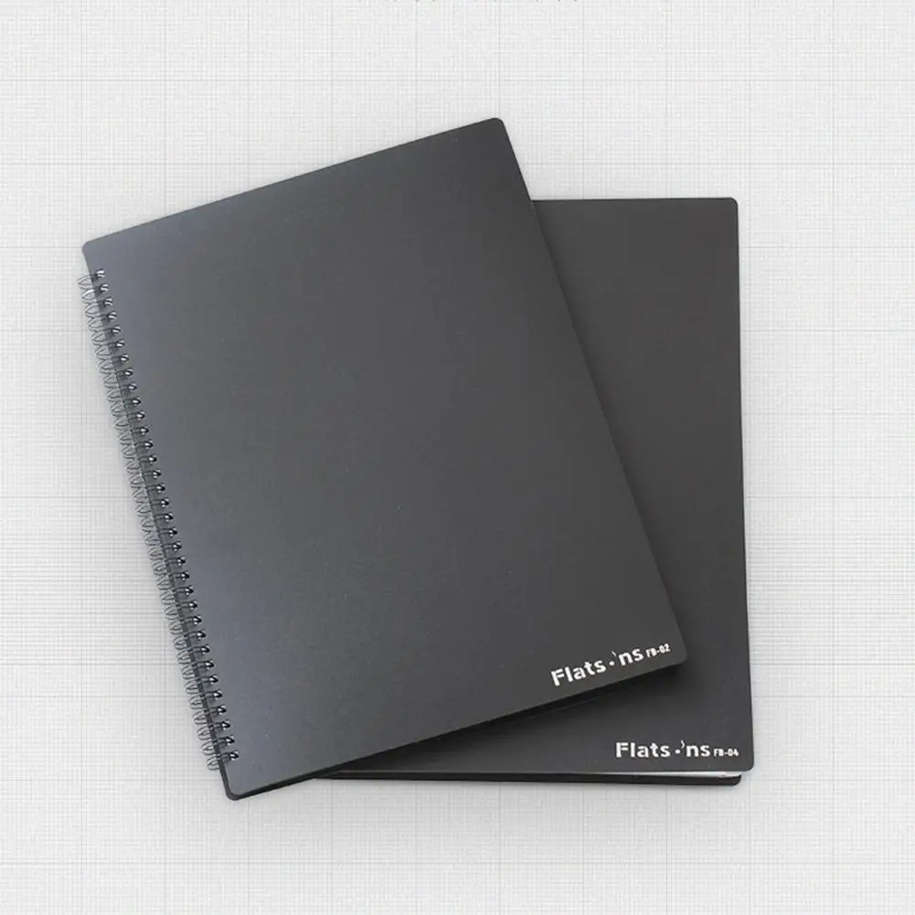

A4 Band Folder 4-Sided Spread Easy Operation 40 Sheets Piano Music Score Holder for Home