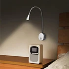 Светодиодный настольный светильник для чтения светильник Настольная лампа с защитой для глаз, вращающаяся на 360 градусов Гибкая Ночная лампа для спальни с USB-разъемом