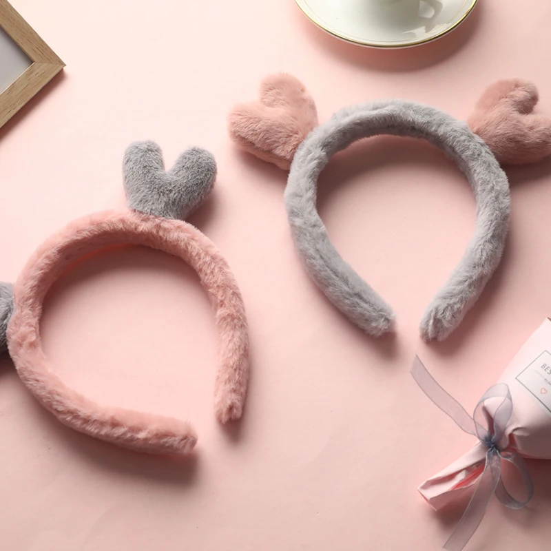 Fashion Accessories Wash Face Hair Holder Hairbands Soft Warm Coral Fleece Bow Animal Ears Headband For Girls 1Piece |