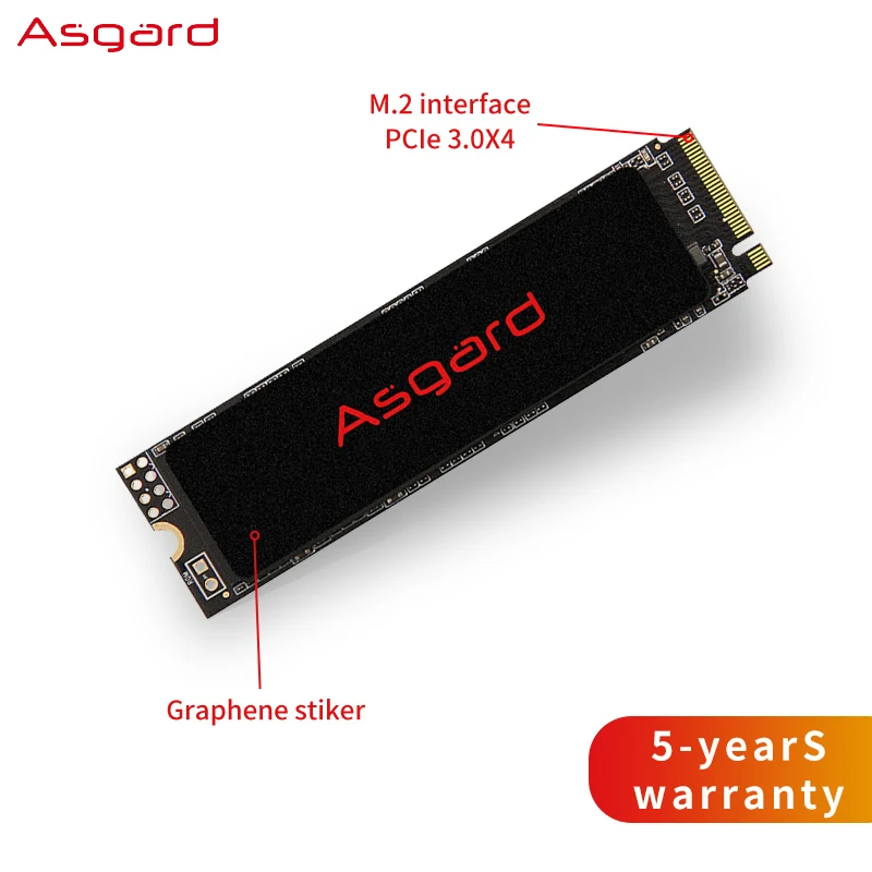 Asgard M.2 ssd M2 PCIe NVME 250 ГБ 500 1 ТБ 2 твердотельный накопитель 2280 внутренний жесткий диск
