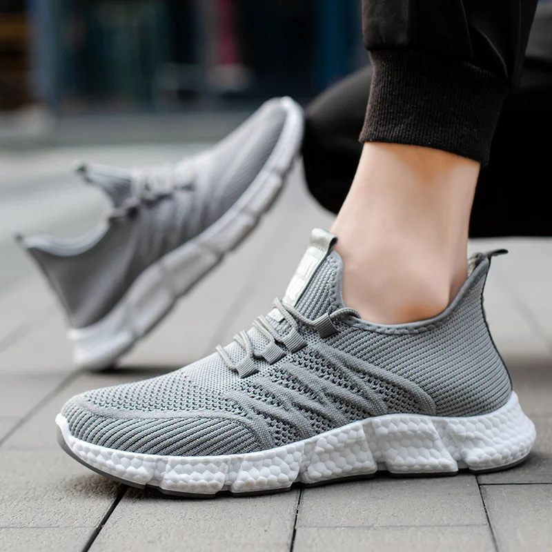 

Fashion Men Casual Shoes Fashion Lightweight Sneakers Mesh Walking Mens Shoes Mesh Breathable Mens Loafers Zapatillas Hombre