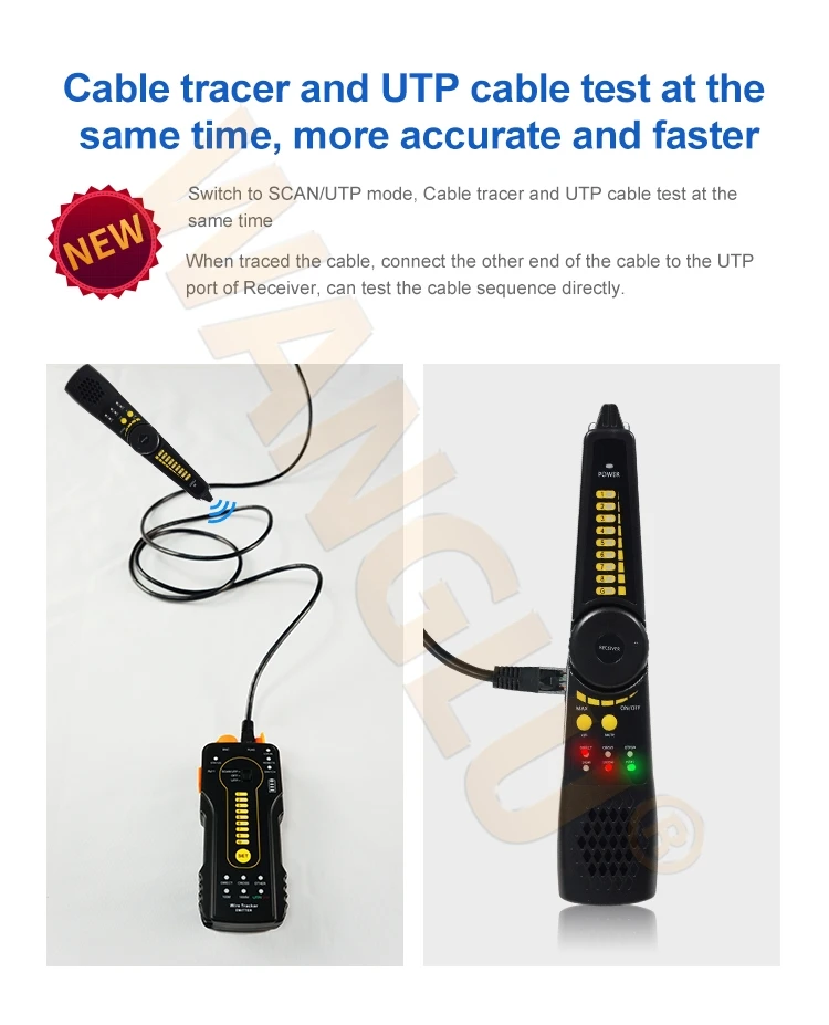 CT66 Network cable Wire cable Break Cable Tester Phone Cable Detector Meter Tracking Device