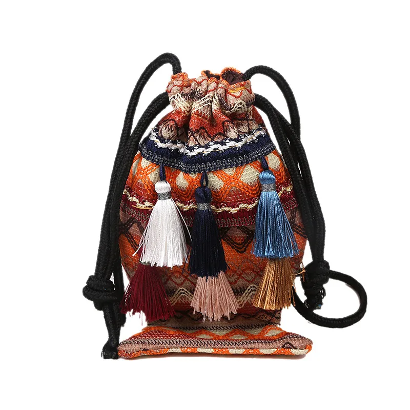 Тканая женская сумка в этническом стиле мессенджер простая модная дамская