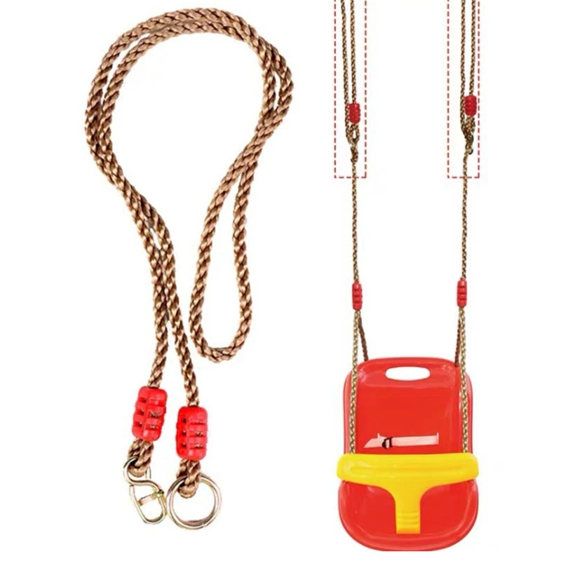 

2Pcs Swing Hanging Straps Kit Adjustable Child Outdoor Toy Rope Swing Hangers Home Garden Park Hammock