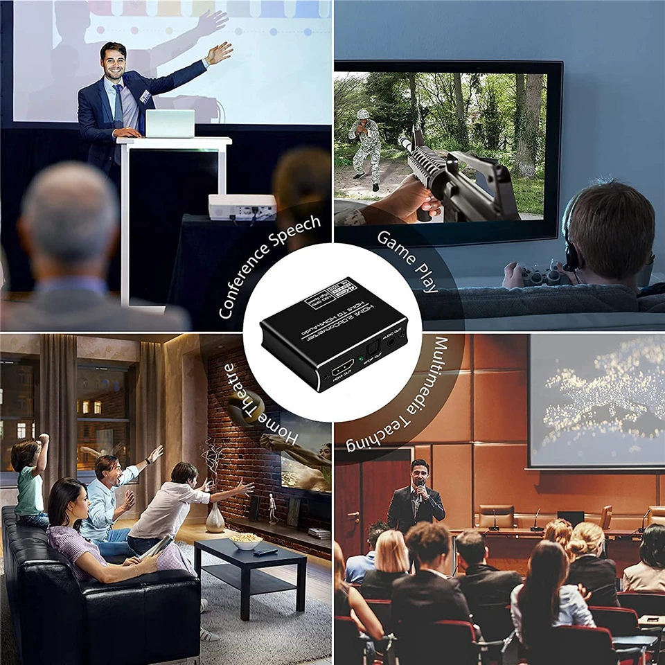 2022 лучший аудио экстрактор eARC HDMI 2 0 4K 60 Гц RGB8:8:8 HDR сплиттер преобразователь в