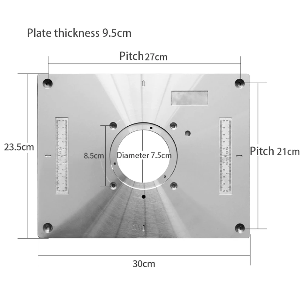 Электрический деревообрабатывающий фрезерный станок 85*85 мм направляющий стол с