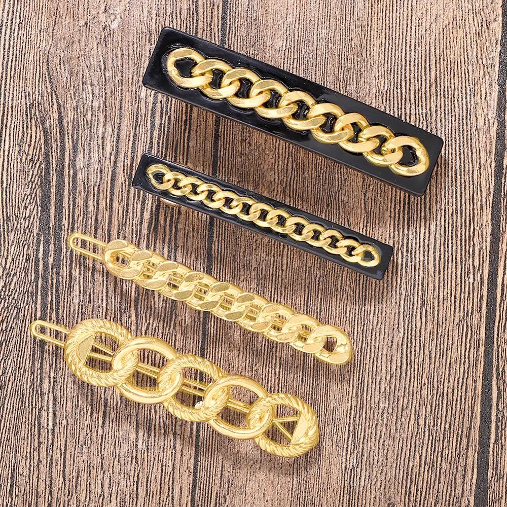 Трендовые металлические полые шпильки Za для женщин из смолы в стиле бохо