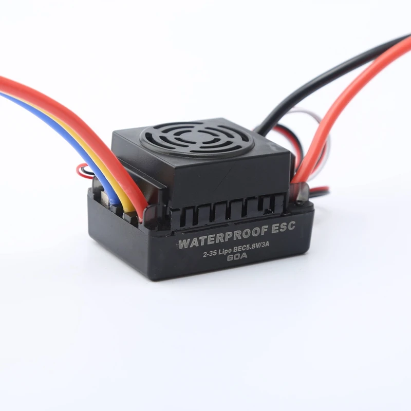 3650 3900KV Brushless Motor And 60A ESC &amp Programmer Car Heatsink Combo For 1:8/ 1:10 RC Car/Boat Part | Электроника