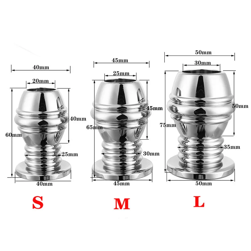 Новинка Анальная пробка Анус расширитель мастурбатор Анальный металлическая