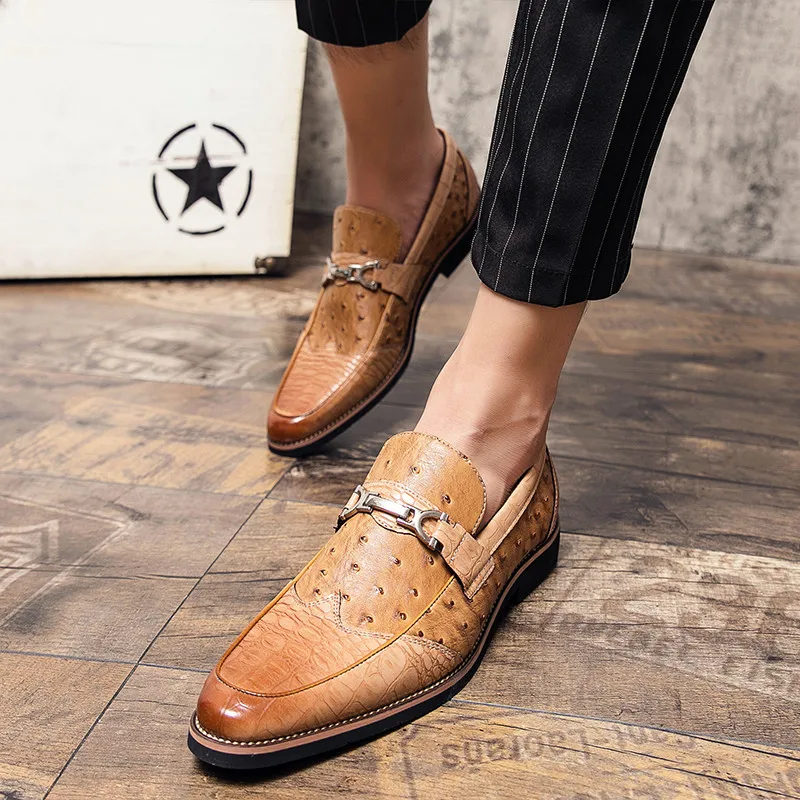 

Mens Designer Shoes Leather Shoes Mens Casual Oxford Dress Men Men's Moccasins Brown Italian For Handmade Man Fashion Summer