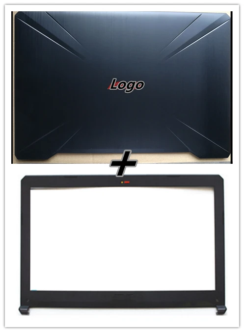 Новая верхняя крышка ноутбука Топ чехол для ASUS FX80 FX80G FX504 FX504G рамка передний корпус - Цвет: 2 Cover together