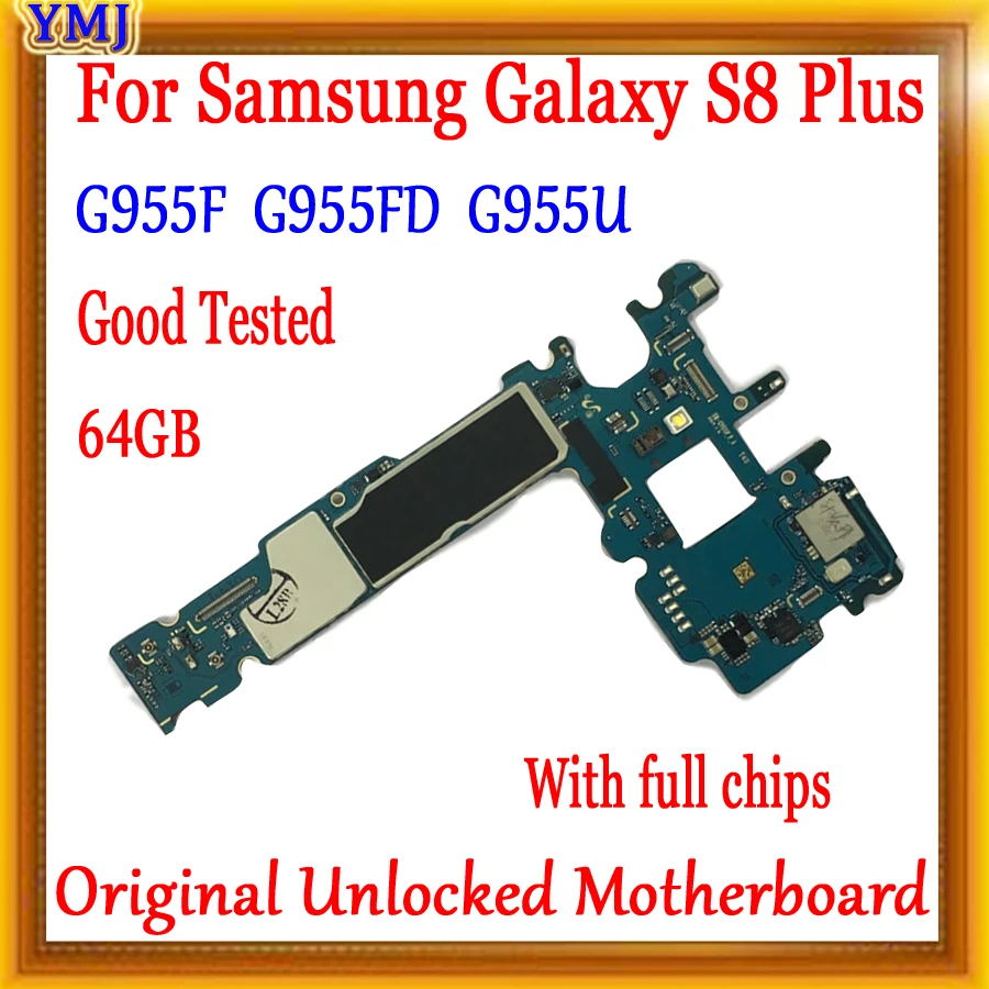 100% Оригинальный разблокированный для Samsung Galaxy S8 G950F G950FD G950U G955F G955FD G955U материнская