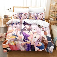 game honkai impact 3 3d bedding set anime girls bed linen quilt duvet cover sets home textile decor twin single queen king size