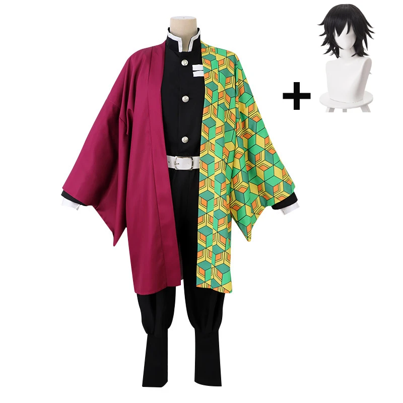 Костюм для косплея из аниме рассекающий демонов кимоно м/ф no Yaiba томиока гиюу