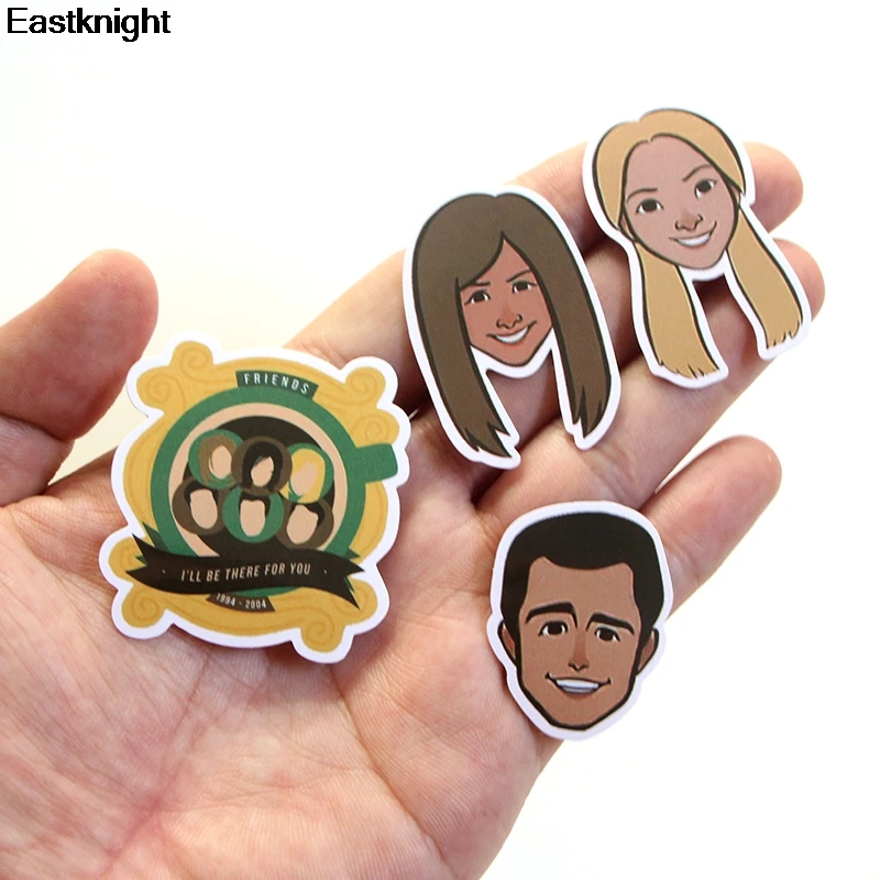 36 шт. креативные Значки для ТВ-шоу с друзьями декоративные наклейки DIY мультяшный