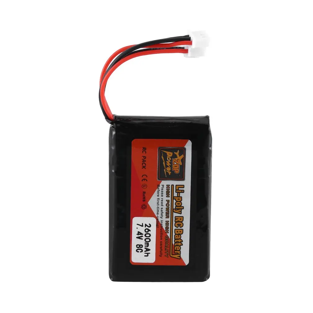 ZOP Мощность 7 4 V 8C 2600 мА/ч SM704665 Lipo Батарея для FrSky Taranis Q X7 передатчик запасная часть