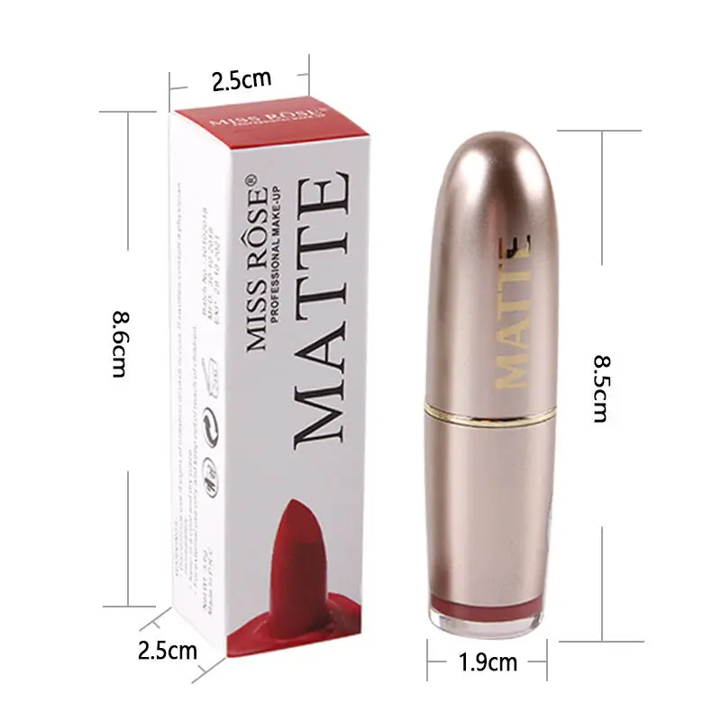 2019 Новые матовые помады для женщин сексуальные водонепроницаемые стойкие губные
