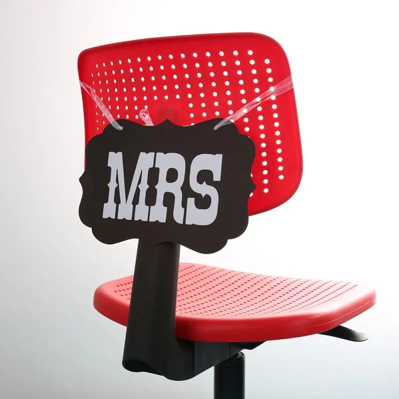 2 шт &quotMR MRS&quot слова свадебный фото стенд реквизит Невеста и жених Забавный