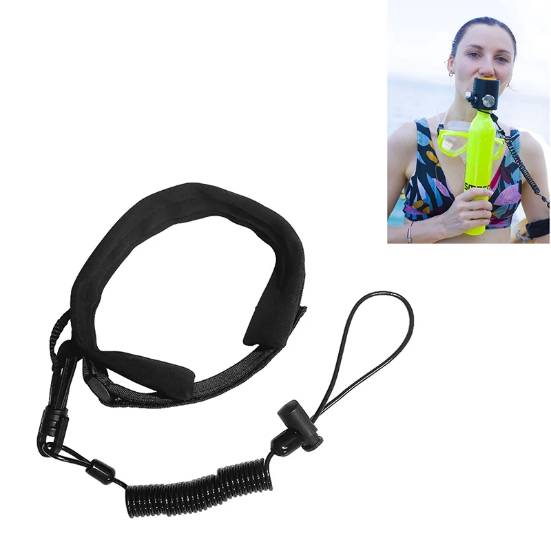 Эластичная веревка для сноркелинга поводок подводного плавания фонарь камеры