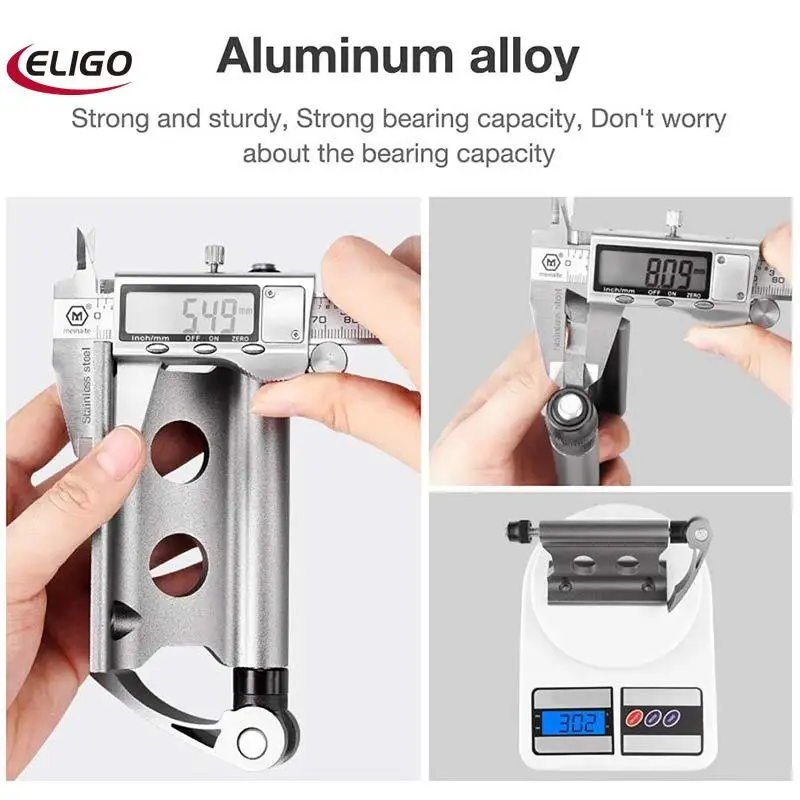 

Bike Block Fork Mount Aluminum Alloy Release Bicycle Front Fork Fixed Clip Luggage Rack for Truck Trailer new