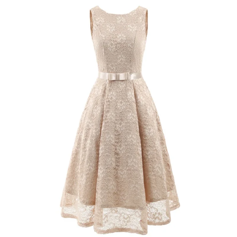 

Korean Midi Lace Floral Boho Loose Size Dinner Dresses for Women Fashion Clothes Designer Summer New Arrival 2021 Dropshipping