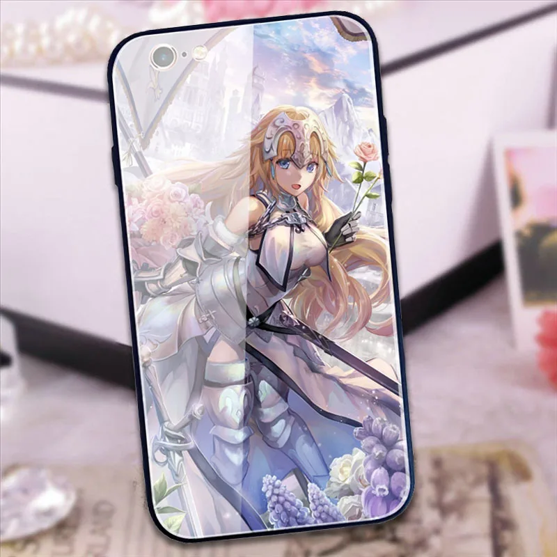 Чехол Fate Grand Order Alter для iPhone 6S 5 5S SE 2020 6 7 8 Plus X XR XS 11 12 Pro Max из закаленного стекла |